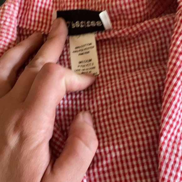 C.D petites Button down and Capri set sz. M - Picture 2 of 4